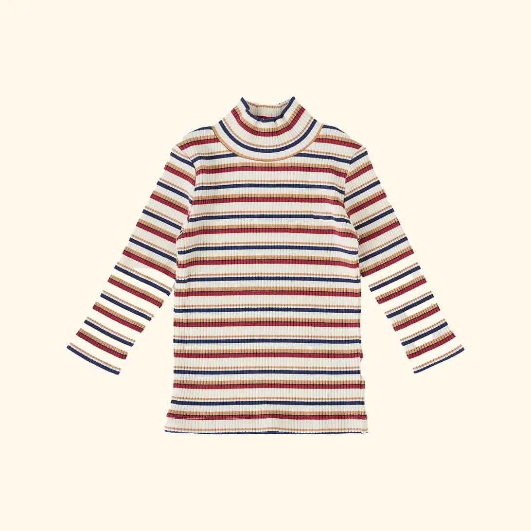 Outback Stripe Embroidered Rib Skivvy