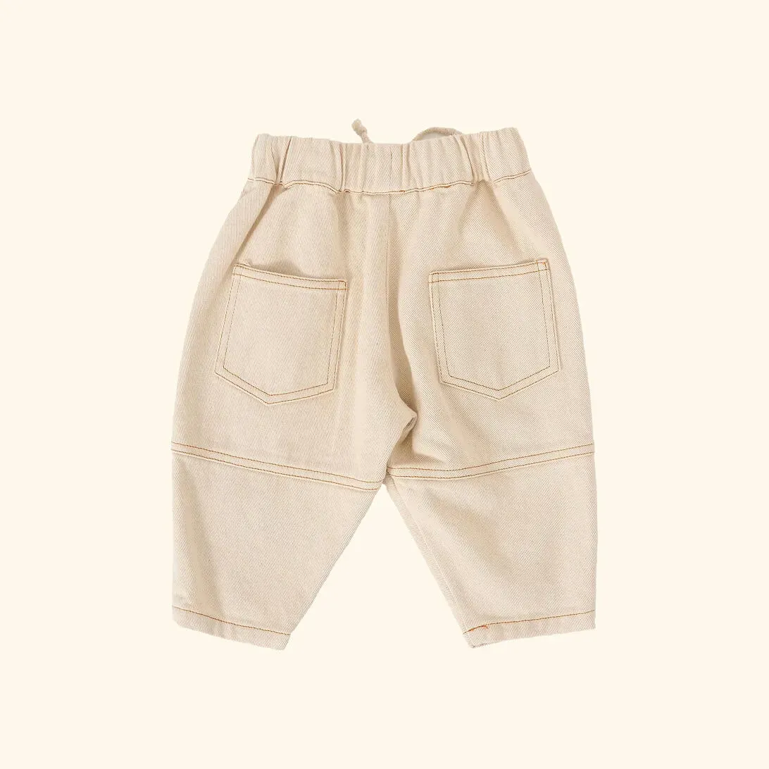Drew Denim Pocket Pant Oat