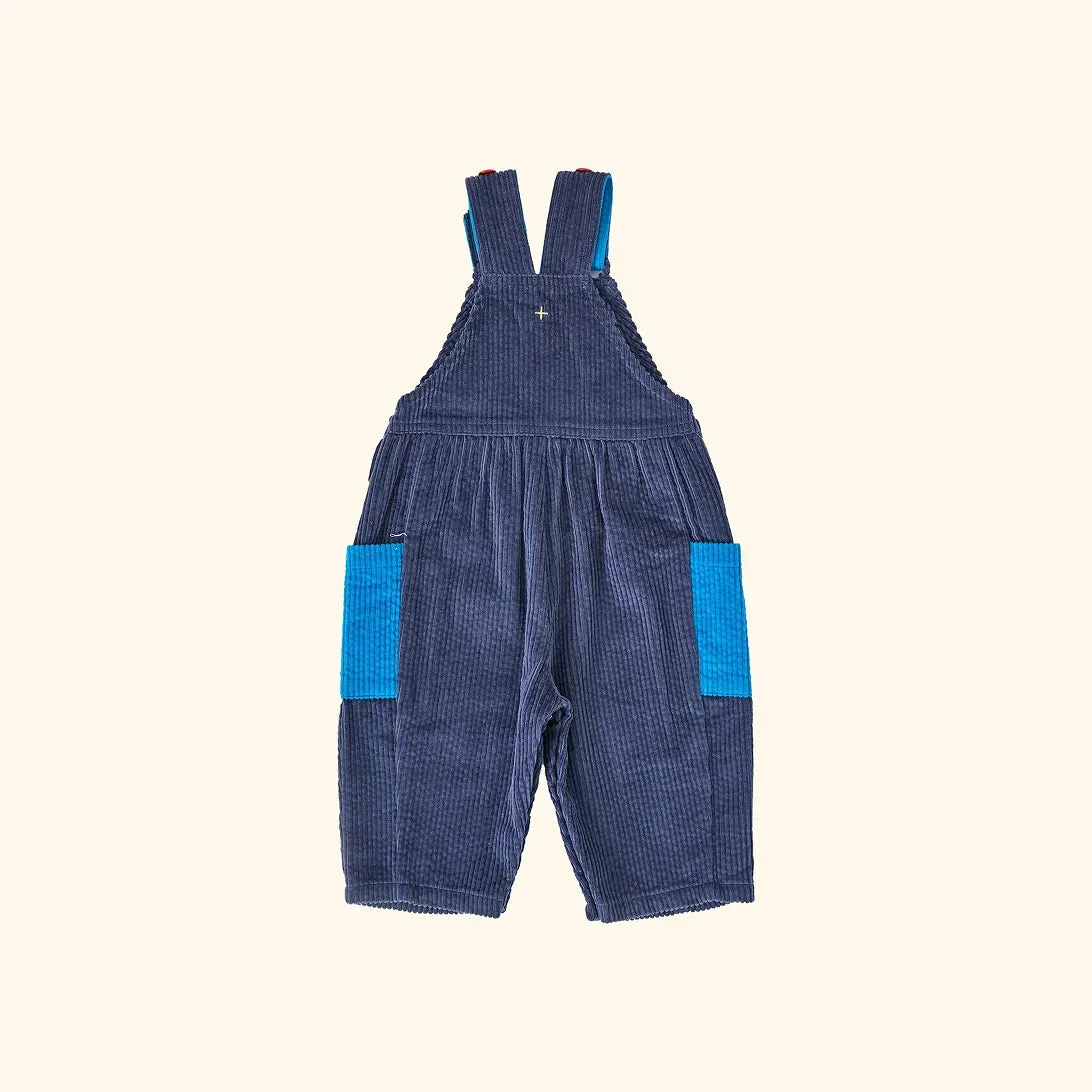 Sammy Corduroy Colour Block Overalls