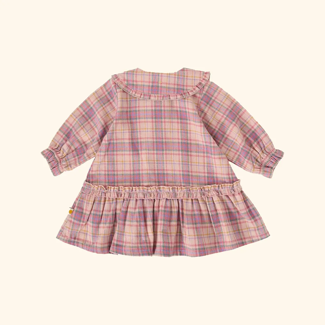 Diana Collared Check Dress