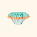Daisy Delight Frill Waist Swim Nappy Lagoon