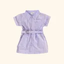 Piper Denim Belted Dress Mauve