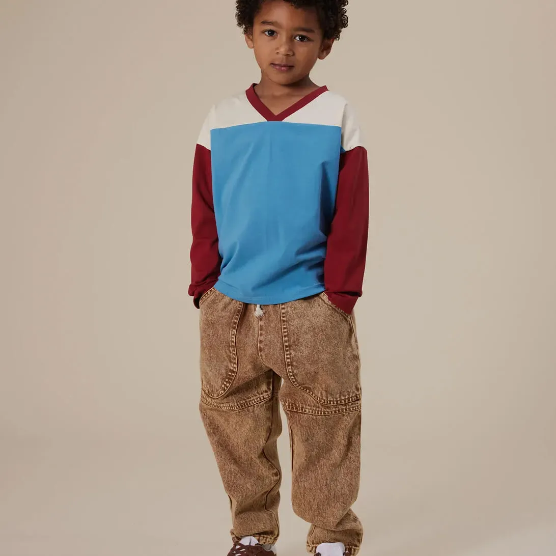 Drew Denim Pocket Pant Brown