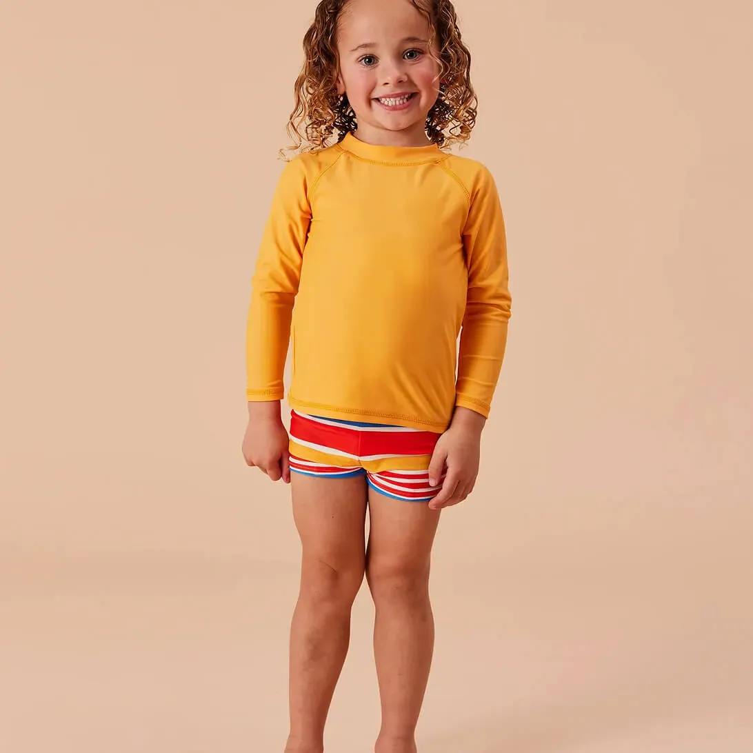 Surf's Up Dino Rashguard Golden