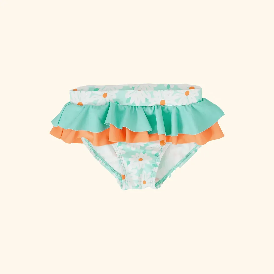 Daisy Delight Frill Waist Bikini Bottom Lagoon