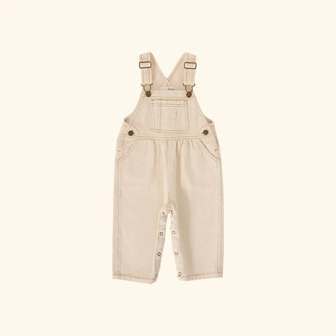 Austin Denim Overalls Oat
