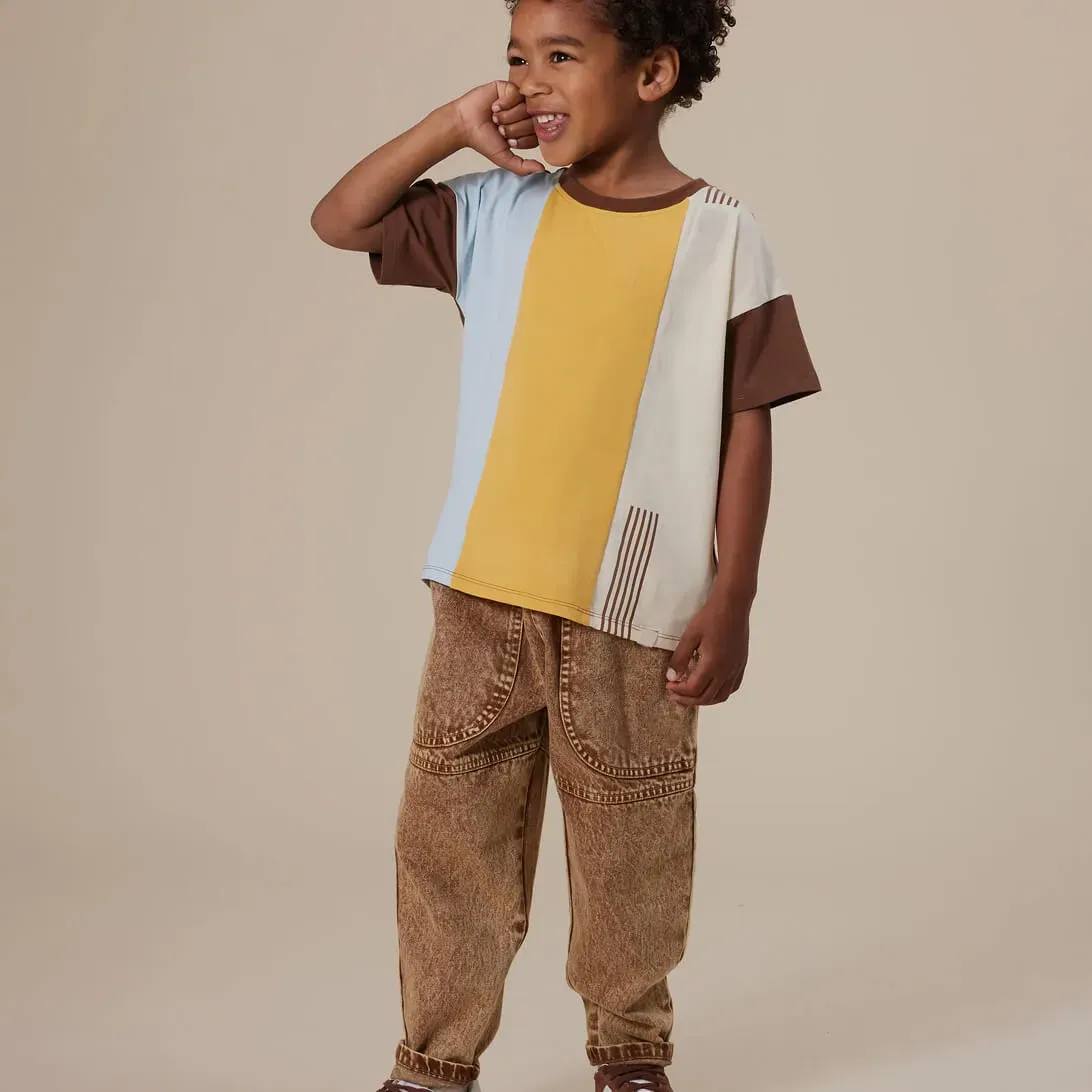 Drew Denim Pocket Pant Brown