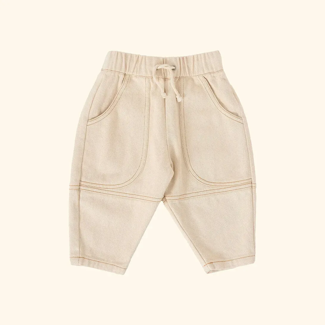 Drew Denim Pocket Pant Oat