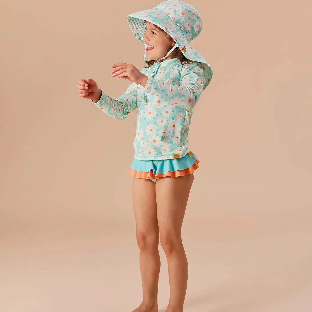 Daisy Delight Rashguard Lagoon