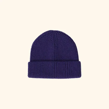 Wool Beanie Navy