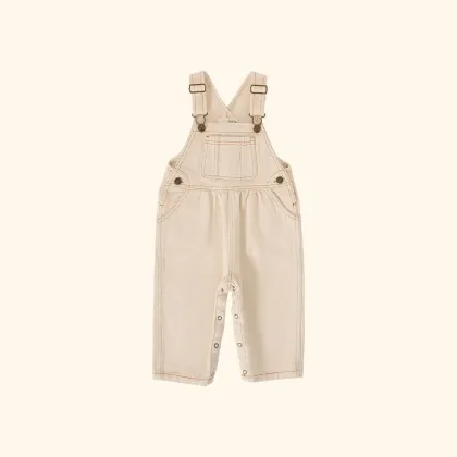 Austin Denim Overalls Oat