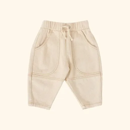 Drew Denim Pocket Pant Oat